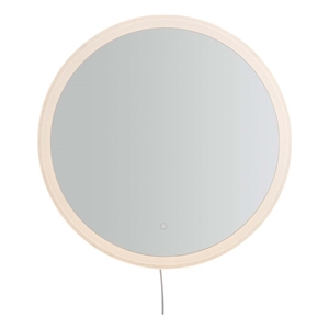 Super Star Round LED Wall Mirror - 30&quot Chrome