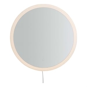 Super Star Round LED Mirror 30&quot Round Chrome