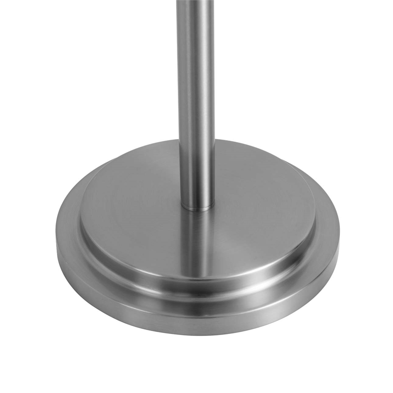 Luxe Floor Stand Touchless Hand Sanitizer Dispenser - 54 Satin Nickel