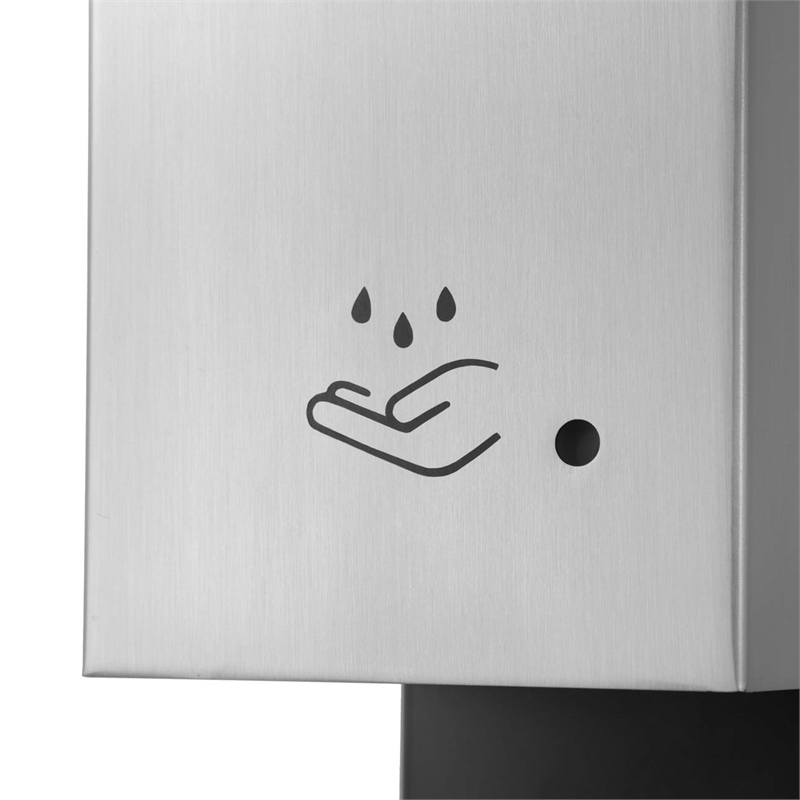 Luxe Floor Stand Touchless Hand Sanitizer Dispenser - 54 Satin Nickel