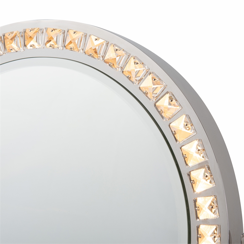 Marilyn Table Top LED Vanity Mirror - Chrome