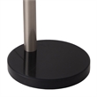 Triple 3-Light Arc Floor Lamp - Satin Nickel Marble Base Dimmer
