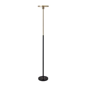 Redondo Torchiere Floor Lamp - Matte Black Dimmer Switch