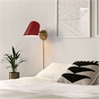 Culver Wall Sconce - Crimson Red Plug-in On/Off Toggle Switch