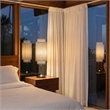 Lollipop Table Lamp - Black Nickel Cashmere Gray Linen Shade On/Off Pull Chain