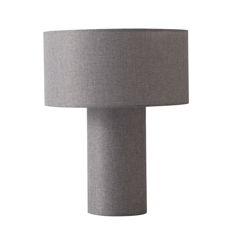 Moonlight Table Lamp - Cashmere Gray Linen Shade Dimmer Switch