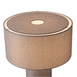 Moonlight Table Lamp - Cashmere Gray Linen Shade Dimmer Switch