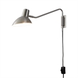 Swing Wall Light - Satin Nickel Plug-in Dimmer Switch