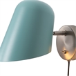 Culver Sconce Satin Nickel Pool Blue