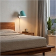 Culver Sconce Satin Nickel Pool Blue