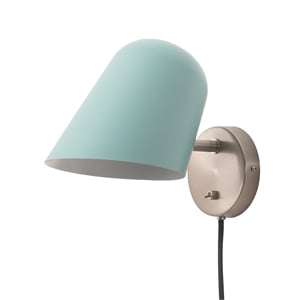 Culver Sconce Satin Nickel Pool Blue