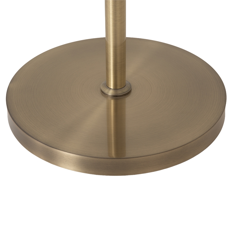 Culver Tree Lamp Weathered Brass Crimson Red shades