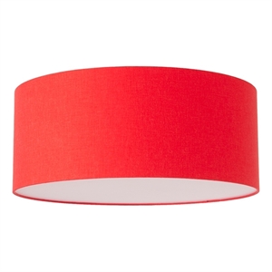 Stretch Flush Mount Weathered Brass Crimson Red