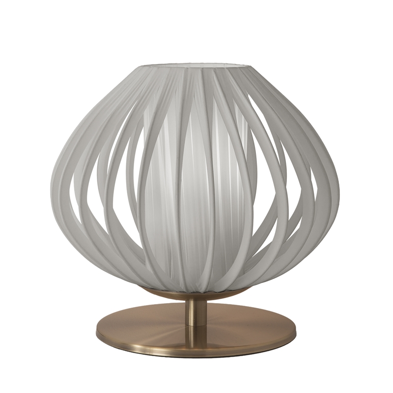 Bloom Accent Table Lamp - Weathered Brass