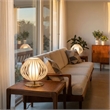 Bloom Accent Table Lamp - Weathered Brass