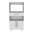 Glen Engineered Wood Pantry Engineered Wood White