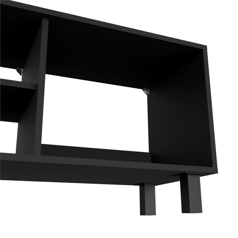Millville Set Engineered Wood Black