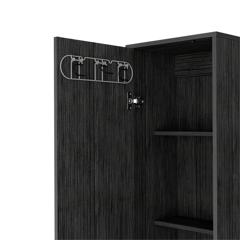 Buccan Storage Cabinet Engineered Wood Smoky Oak