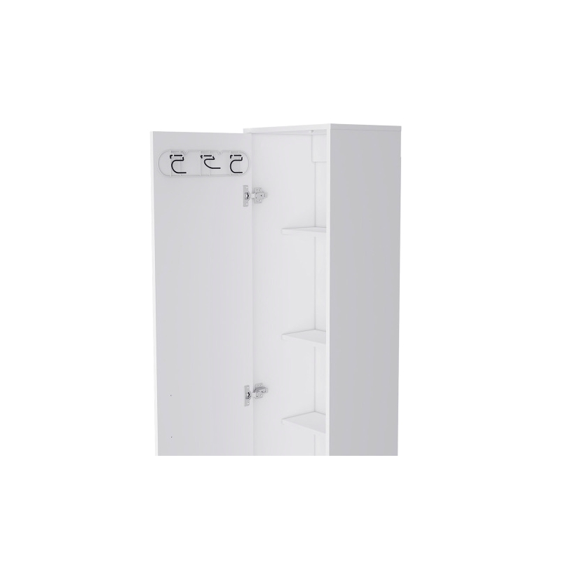 Buccan Storage Cabinet Engineered Wood White