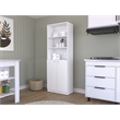 Benzoni Bookcase Dual-Door Engineered Wood White