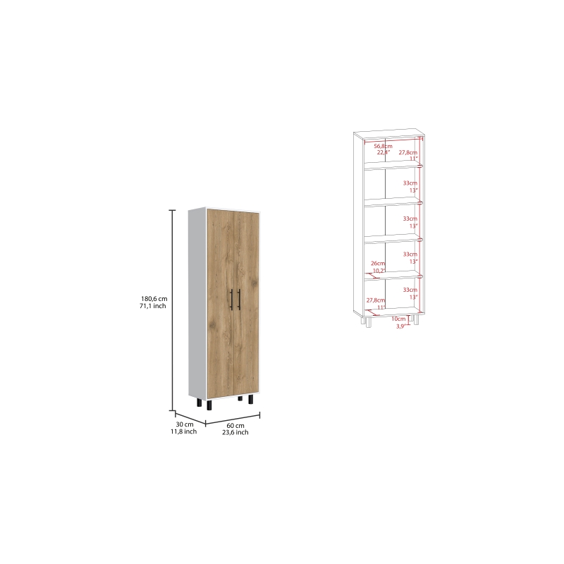 Manacor Multistorage Engineered Wood Macadamia