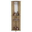 Corner Bar Cabinet Rialto Living Room Macadamia
