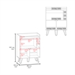 Platea Bar Cabinet Living Room WhiteMacadamia