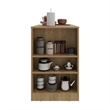 Rosstree Kitchen Island Compact Beige Wood Kitchen Island