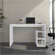 Endura Desk Modern White Desk with Side Storage