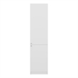 Sunflower Tall Bookcase Storage Cabinet with Multiple Shelves Engineered Wood Furniture Organizer for Living Room Bedroom and Home Office Storage White Finish Modern Design