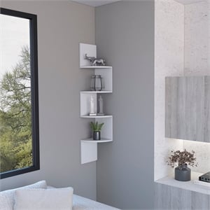 Shelf Crestone Living Room White