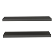 Double Floating Shelf Dallas Living Room Matt Gray
