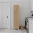 Hudson Storage Cabinet with Shelves and Doors Engineered Wood Organizer for Living Room or Kitchen Beige