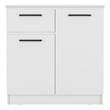 Dresser Carlin Bedroom White Engineered Wood