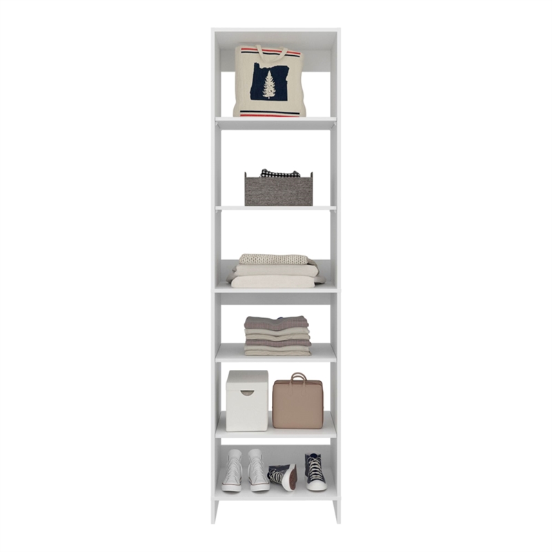 Maplewood Closet Space Bedroom White Engineered Wood