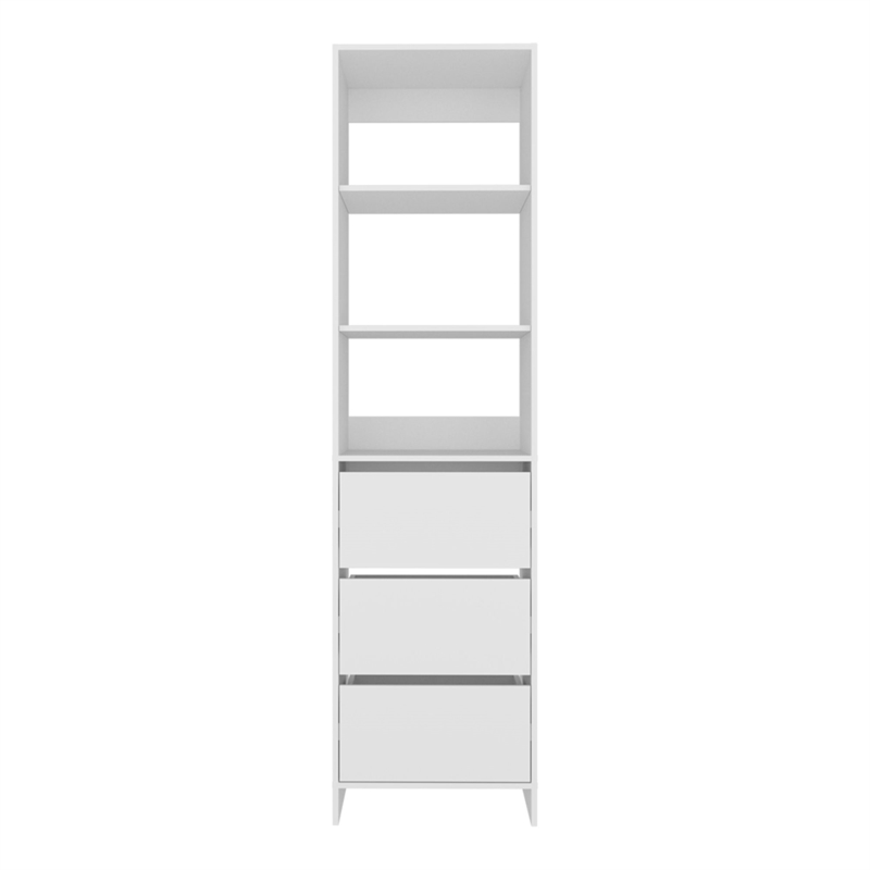 Maplewood Closet Boost Bedroom White Engineered Wood