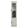 Wood Closet Wardrobe with Mirror White Armoire Wardrobe Closet with Hanging Rods