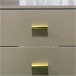 Wood Wardrobe Closet Organizer System with 2 Drawers Closet System Gray