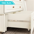Livelylodge Wood Queen Murphy Bed with Storage Drawer in White-Included Mattress