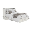 Livelylodge Solid Wood Murphy Bed with Drawers 2 USB&Charging Ports White Color