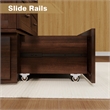 Livelylodge Solid Wood Murphy Bed Cabinet Storage Drawer Brownish Yellow Color