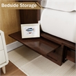 Livelylodge Solid Wood Murphy Bed Cabinet Storage Drawer Brownish Yellow Color