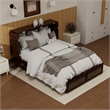 Livelylodge Solid Wood Murphy Bed Cabinet Storage Drawer Brownish Red Color