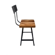 Square Flat Seat Brewhause Bar Stool Non Swiveling - Bar Height