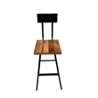 Square Flat Seat Brewhause Bar Stool Non Swiveling - Bar Height