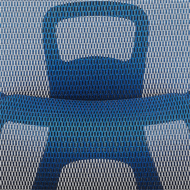 Techni Sport Ergonomic Mesh Office Chair with 5D Armrests & Footrest Blue