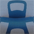 Techni Sport Ergonomic Mesh Office Chair with 5D Armrests & Footrest Blue