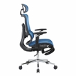Techni Sport Ergonomic Mesh Office Chair with 5D Armrests & Footrest Blue