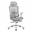 Techni Sport Ergonomic Mesh Office Chair with 5D Armrests & Footrest Gray