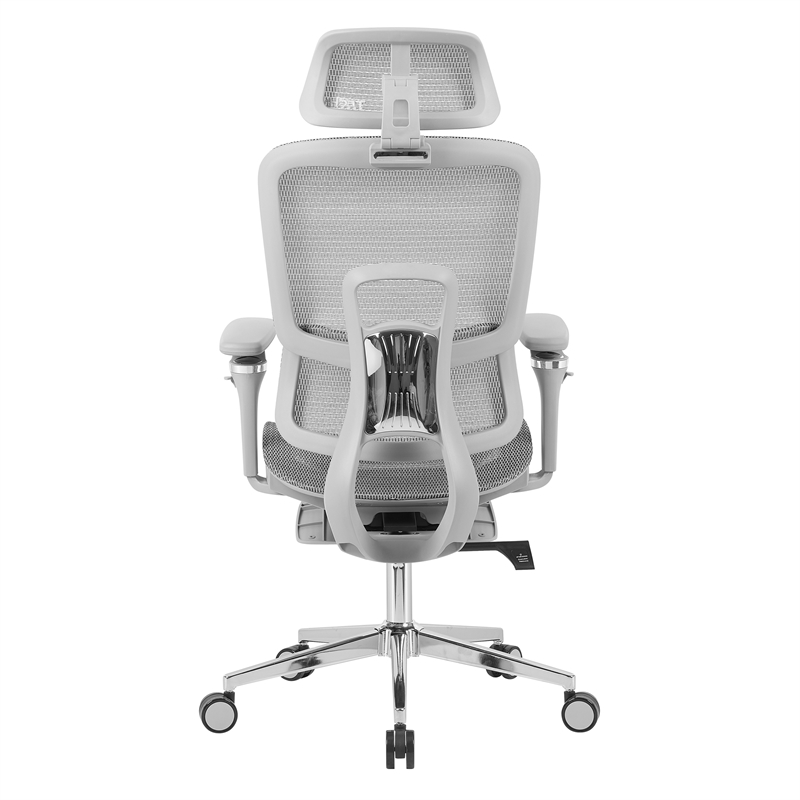 Techni Sport Ergonomic Mesh Office Chair with 5D Armrests & Footrest Gray